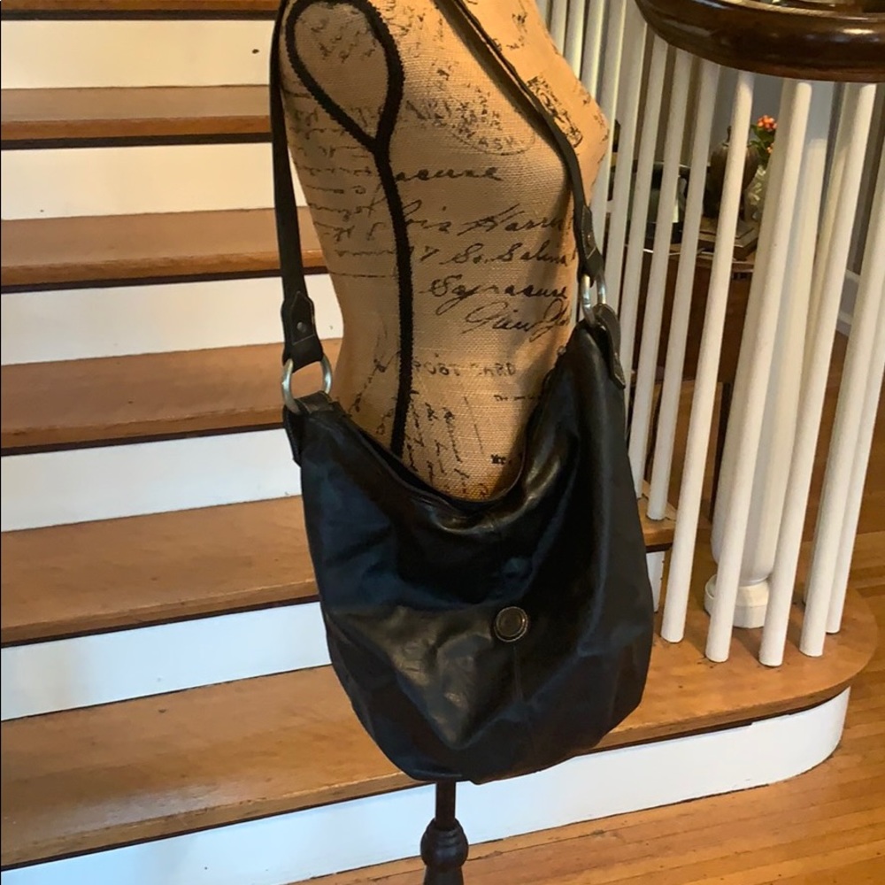 Black Capezio Bucket Purse